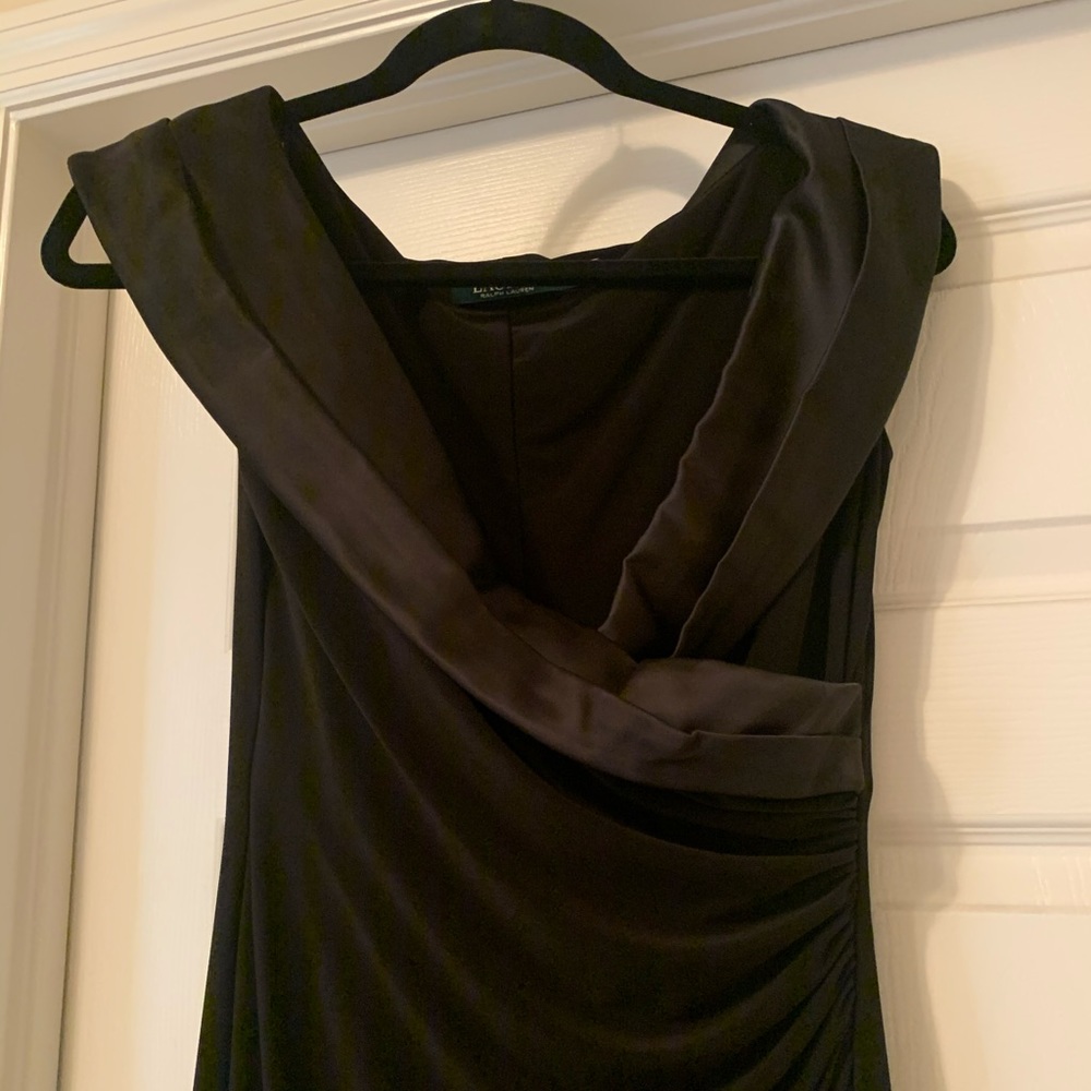 NWT black floor length gown